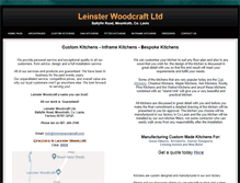 Tablet Screenshot of leinsterwoodcraft.com